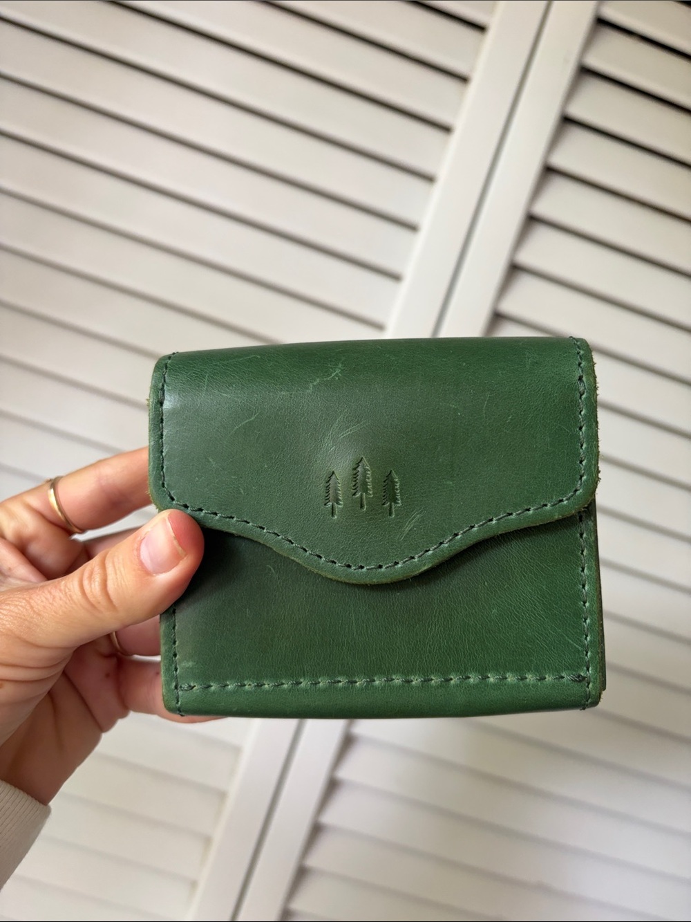 Portland Leather “Cowboy Mint” Small Bozeman Wallet